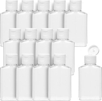 Okuna Outpost 50 Pack Mini Empty Travel Size Bottles for Hand Lotion and Liquid Shampoo, Refillable Containers, 2 oz