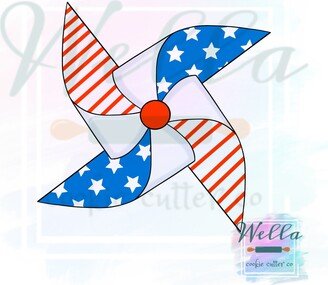 Pinwheel Cookie Cutter, Fourth Of July Cutter