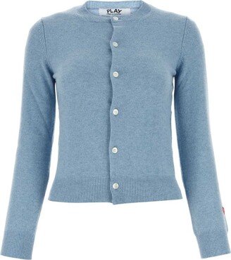 Buttoned Knitted Cardigan-AO