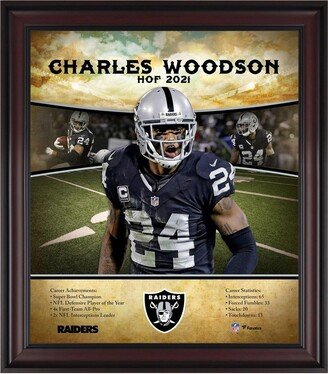 Fanatics Authentic Charles Woodson Las Vegas Raiders Framed 15