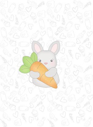 Bunny Holding Carrot 2022 Cookie Cutter