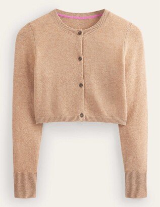 Cropped Cashmere Cardigan