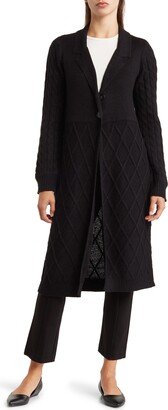 BY DESIGN Abigail Cable Knit Long Cardigan