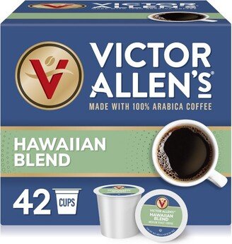 Victor Allen's Coffee Hawaiian Blend, Medium Roast, 42 Count, Single Serve Coffee Pods for Keurig K-Cup Brewers (formerly Kona Blend)