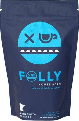 Folly Coffee House Bean Whole Bean Light Roast Coffee - 12oz