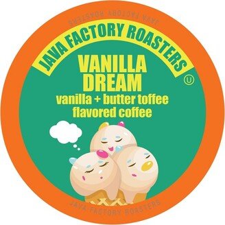 Java Factory Coffee Pods, Keurig K Cup 2.0 Brewer compatible, Vanilla Dream, 40 Count