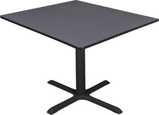 Regency Cain 48 Square Breakroom Table- Grey