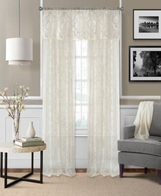 Montego Sheer Burnout Window Treatment Collection