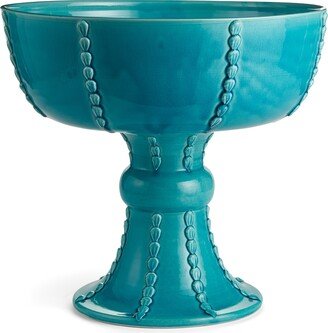 Porch & Petal Positano Decorative Footed Bowl-AA