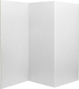 3 ft. Tall White Cardboard Room Divider