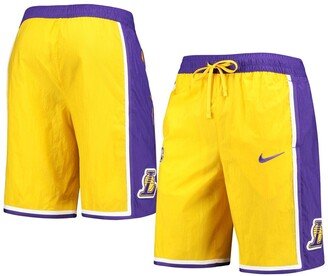 Men's Gold Los Angeles Lakers Courtside Heritage Shorts