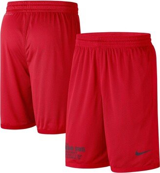 Men's Scarlet Ohio State Buckeyes Performance Mesh Shorts