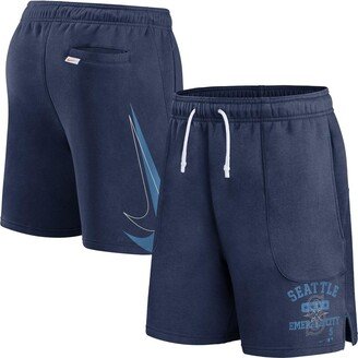 Men's Navy Seattle Mariners Statement Ball Game Shorts