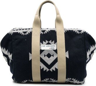 Printed Holdall Bag