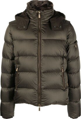Casciano-Fur-SH padded hooded jacket
