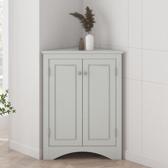 Triangle Bathroom Storage Cabinet with Adjustable Shelves