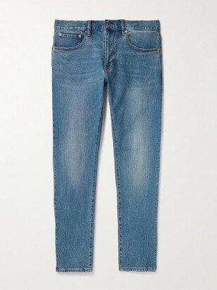 Straight-Leg Stretch-Denim Jeans