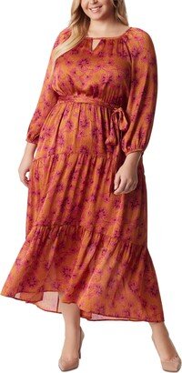 Plus Size Natalia Tiered Maxi Dress