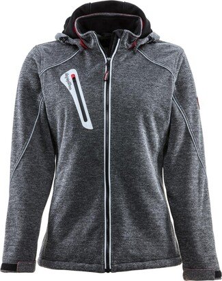 Women's Fleece Lined Extreme Sweater Jacket with Removable Hood