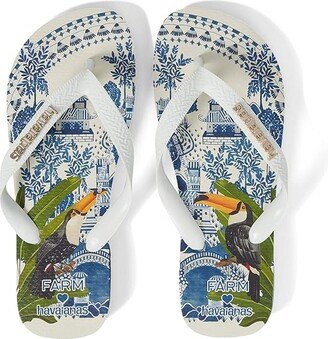 Farm Rio Toucan Flip-Flop (Navy Blue) Women's Shoes