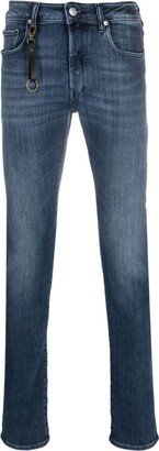 Tapered-Leg Stretch-Cotton Jeans