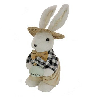 National Tree Company 12 Bowtie Bunny with Egg - 12 in