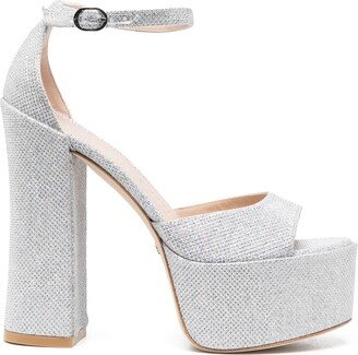 150mm Glittered Platform Sandals