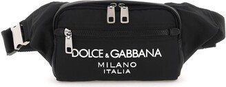 Dolce & Gabbana Nylon Beltpack Bag With Logo