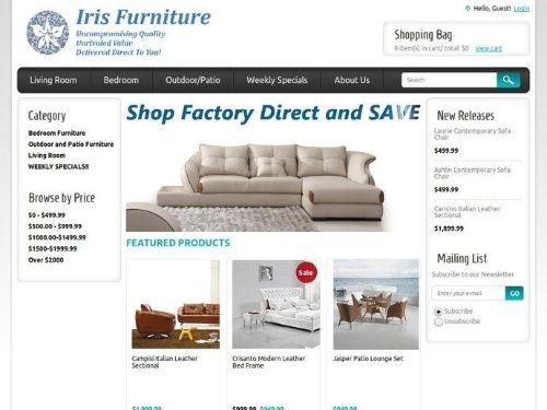 Iris Furniture Promo Codes & Coupons