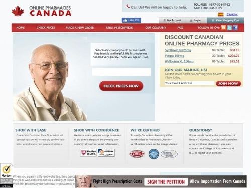 Online Pharmacies Canada Promo Codes & Coupons