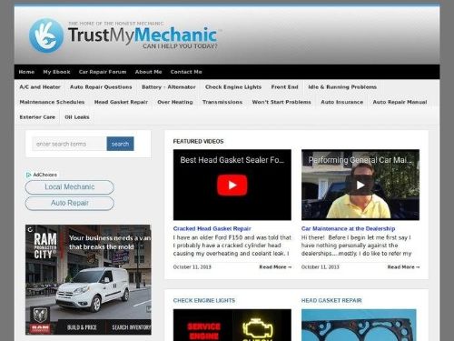 Trustmymechanic.com Promo Codes & Coupons