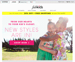 FabKids Promo Codes & Coupons