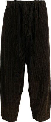 Corduroy Straight-Leg Trousers-AP