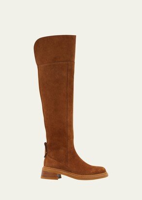 Bonni Suede Over-The-Knee Boots-AA