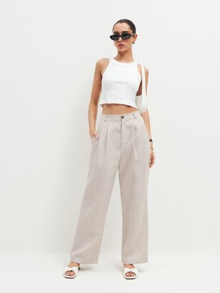 Mason Cropped Linen Pant