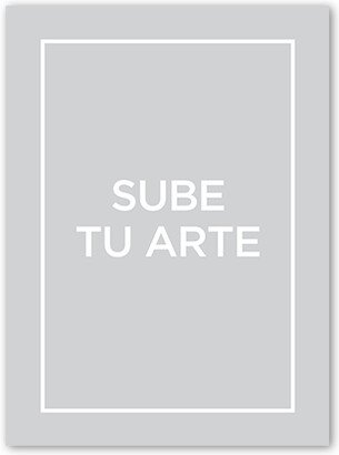 Tarjetas De Navidad Cards: Sube Tu Arte Tarjeta De Navidad, White, Feliz Navidad, Matte, Signature Smooth Cardstock, Square