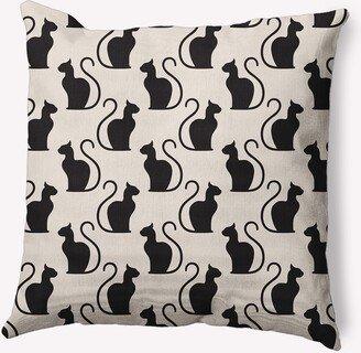 Spooky Cats Indoor/Outdoor Throw Pillow