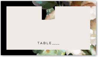 Wedding Place Cards: Forged Blooms Wedding Place Card, White, Placecard, Matte, Signature Smooth Cardstock