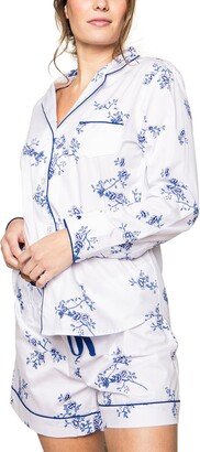 Indigo Floral Short Pajamas