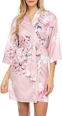 Floral Print Kimono Robe