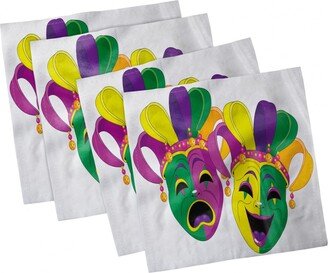 Mardi Gras Set of 4 Napkins, 12 x 12