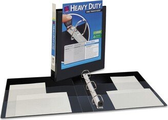 Heavy-Duty View Binder w/Locking 1-Touch EZD Rings 1 Cap Black 79699