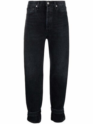 Straight-Leg Denim Jeans-AC