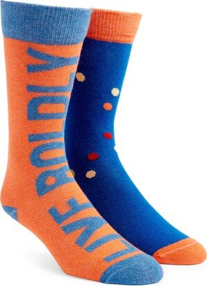 Able Made Live Boldly Community 2-Pack Crew Socks