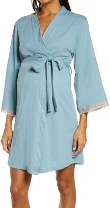 Plume Cotton Maternity/Nursing Robe