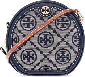 ‘Moon’ Round Shoulder Bag Navy - Blue