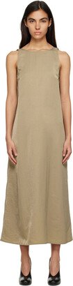 Birrot Khaki Giwa Midi Dress