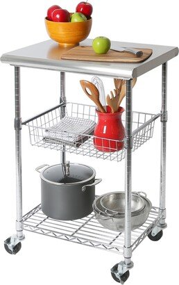 Nsf Stainless Steel Kitchen Work Table Cart