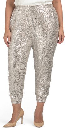 TJMAXX Plus All Over Sequin Joggers For Women