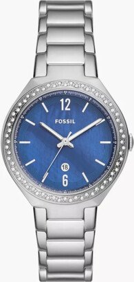 Fossil Outlet Ashtyn Three-Hand Date Stainless Steel Watch-AA